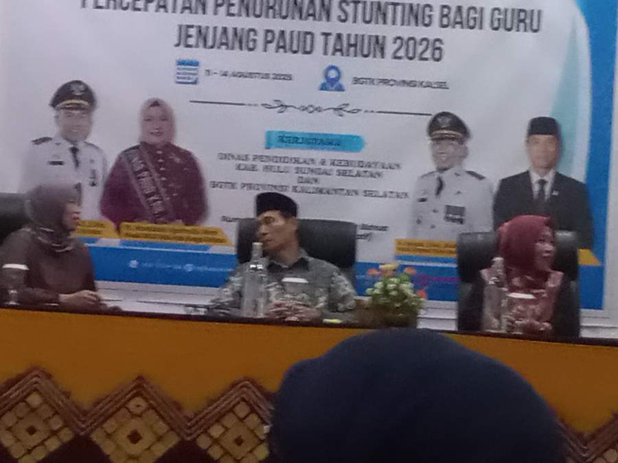 Pendidikan dan pelatihan Teknis Percepatan Penurunan Stunting Jenjang PAUD